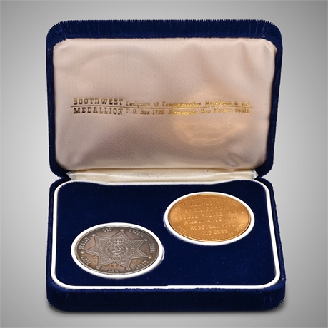 Chama Railroad 999 Silver Medallion Set