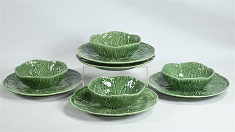 San Raphael by Bordallo Pinheiro 'Cabbage' Plates & Bowls
