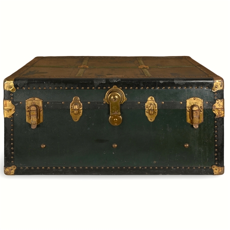 Antique Multnomah Baggageman Trunk