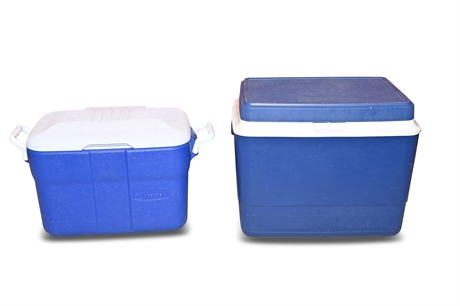 (2) Coolers/Ice Chests