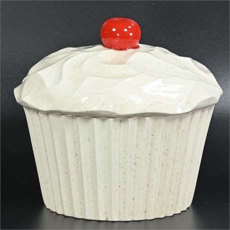 Ceramic Cupcake Cookie Jar