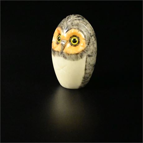 Carved Stone Owl