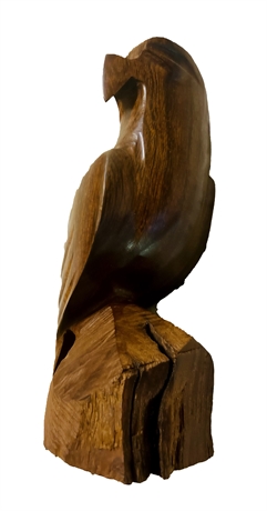 Hand Carved Wooden Eagle