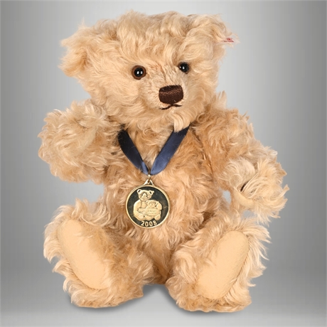 Steiff 2008 Danbury Mint Year Bear – Mohair, LE #01135, Tags, Poseable