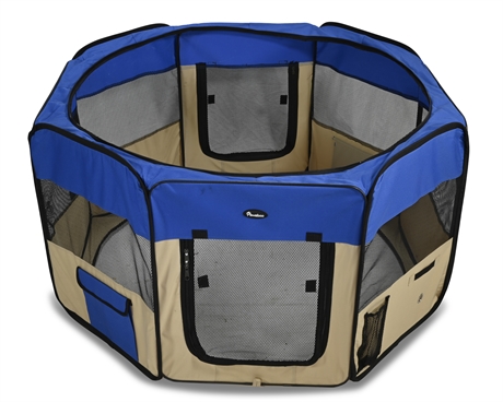 Pawaboo Collapsible Play Kennel +