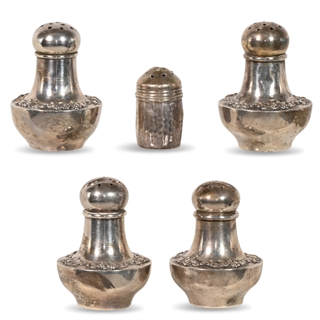 Sterling Silver Salt & Pepper Shakers