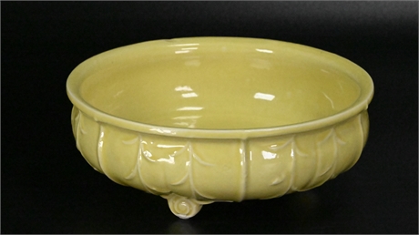 Vintage Nelson McCoy 1940's Footed Flower Bowl
