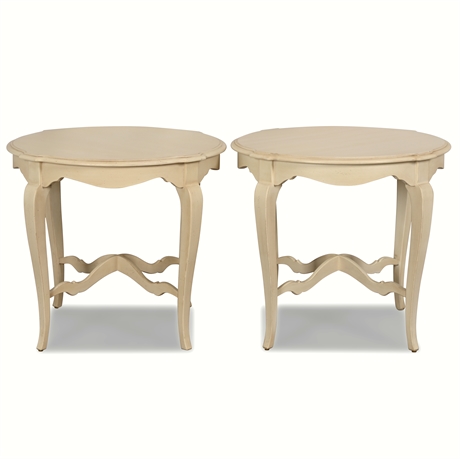 Pair of Ethan Allen 'Maison' French Country End Tables