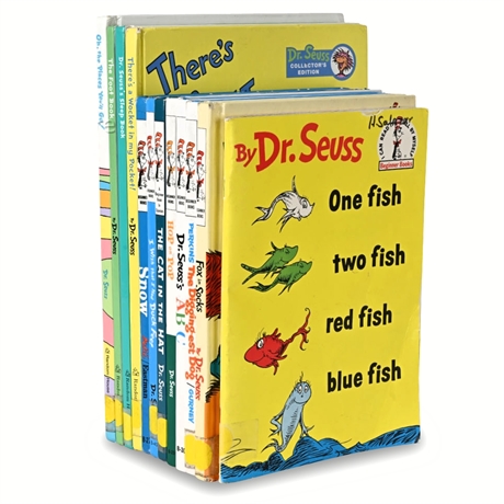 Lot of 12 Dr. Seuss Books – 11 Hardcover, 1 Softcover – 1960s & 1990s