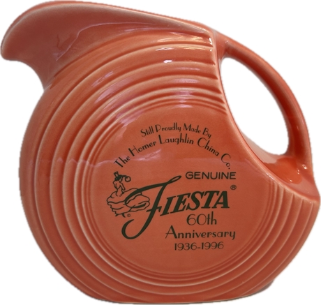 Fiestaware 60th Anniversary Pitcher