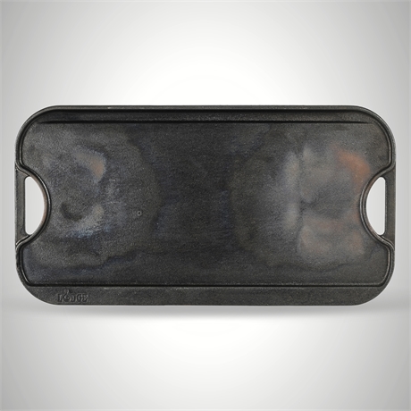 Lodge 20" Cast Iron Reversible Griddle Grill — LPGI3, With Box, USA Made