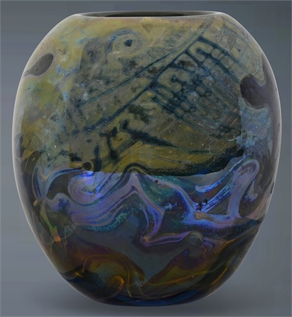 Herb Babcock Original Glass Image Vessel