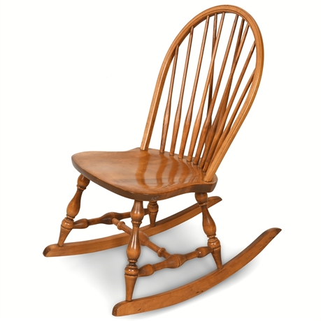 Vintage Colonial Rocker by S.Bent & Bros