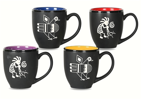 (4) Acoma Sky City Coffee Mugs