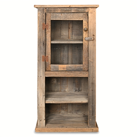 One-of-a-Kind Rustic Cabinet – Reclaimed Wood, 40", Custom Made