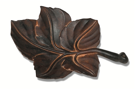 Iron Art Centerpiece Leaf Bowl