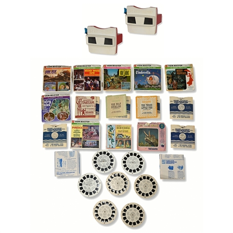 Pair Vintage View-Masters & Reels