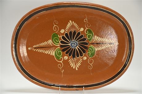 Vintage Tlaquepaque Hand Painted Platter