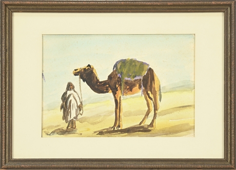 Egyptian Camel Watercolor