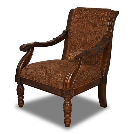 Bradington - Truffle Showood Accent Chair