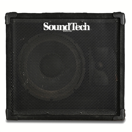 SoundTech SM2 Professional Audio Wedge Stage Monitor Speaker, USA-Made