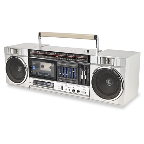 JVC PC-B4K Boombox Portable Stereo w/ Removable Speakers