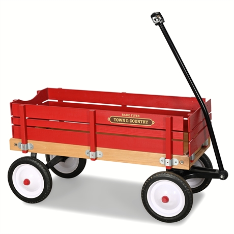 Vintage Radio Flyer 'Town & Country' Wood Wagon