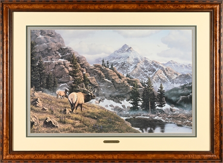 Rick Kelley “Wilderness Challenge” – Ltd Ed 375/580, Framed 1988