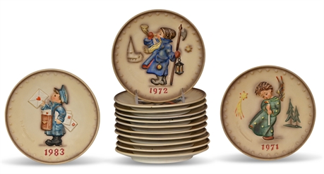 1970's & 1980's Collectible Hummel Plates