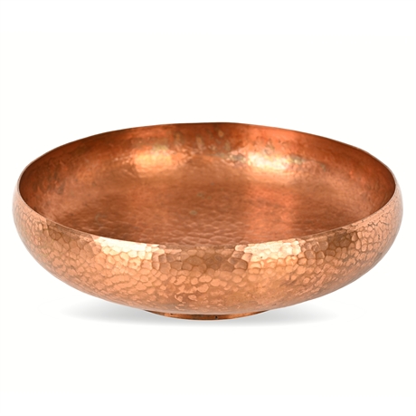 Wall Handarbeit German Hammered Copper Bowl – 9.5" Diameter