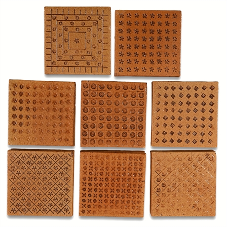 128 Handmade Terracotta Tiles