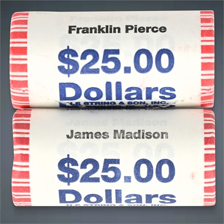 U.S. Presidential $1 Coins – Franklin Pierce & James Madison