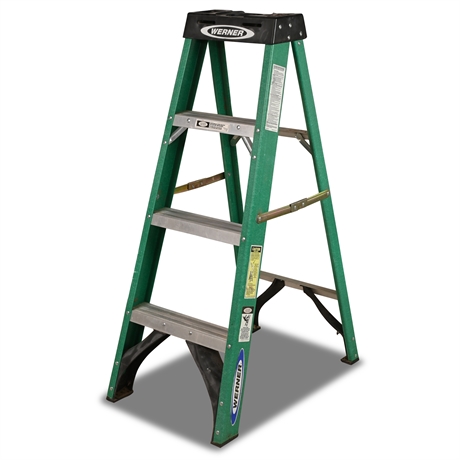 4 ft Werner Fiberglass Ladder
