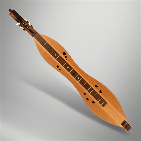 Hand-Built Appalachian Mountain Dulcimer, Signed & Dated 2021