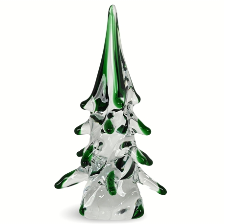 Vintage Murano Art Glass Christmas Tree