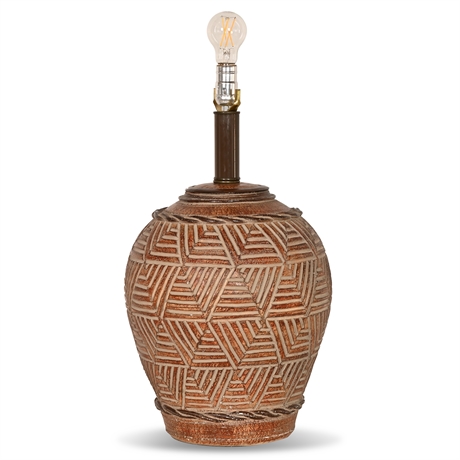 27" Ceramic Lamp by Casual Lamps