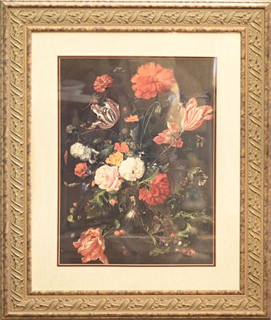 Framed Floral Print