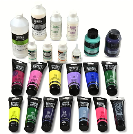 Liquitex Basics Acrylic Paint and Mediums Collection