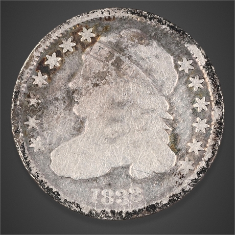 1833 Capped Bust Dime, Philadelphia Mint