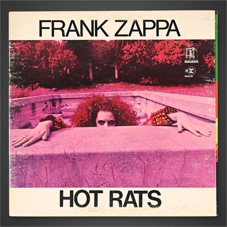 Frank Zappa Hot Rats 1969 Bizarre LP – RS 6356, 1st Press, VG Vinyl