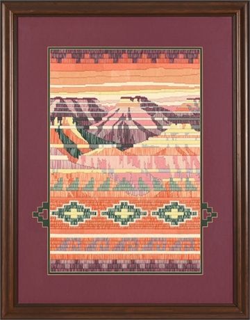 Sarah Bellows Handwoven Mountain Tapestry