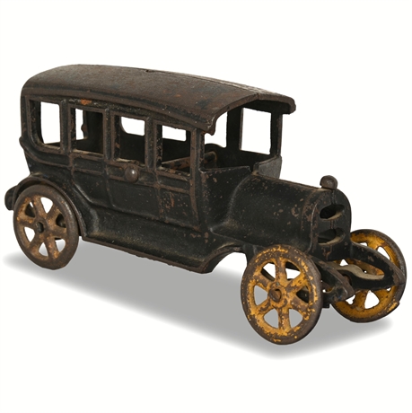 Early Hubley Cast-Iron Limousine Toy Car, Model 8L, c.1920s