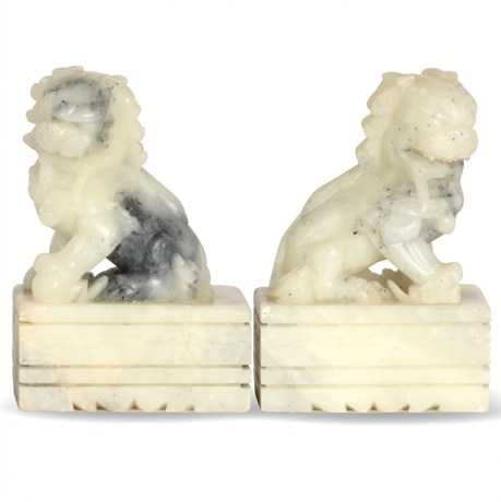 Natural Stone Foo Dog Statues