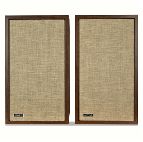 Henry Kloss Advent Large Advent Speakers — Walnut Pair, 1973