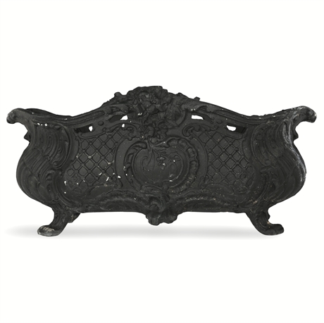 Vintage Cast Rococo Jardinière, 24.5” Wide