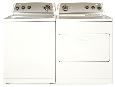 Whirlpool 27" Top Load Washer & Electric Dryer