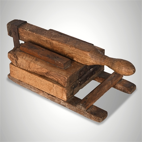 Vintage Tortilladora (Primitive Hand Made Wood Tortilla Press