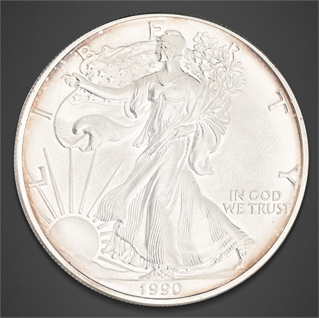 1990 United States Silver Eagle – One Dollar, Silver