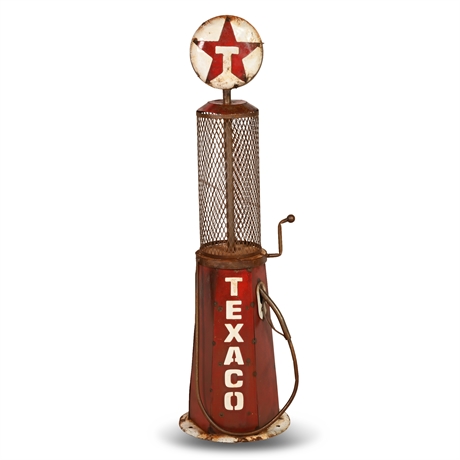 Vintage Iron Texaco Yard Art Pump
