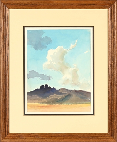 Original Watercolor Landscape